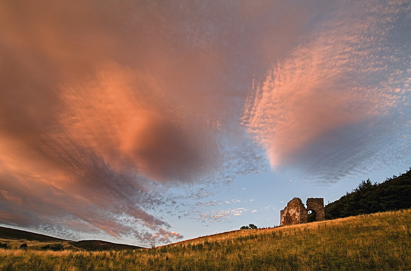 Sunset over Airmans Barn Hathersage