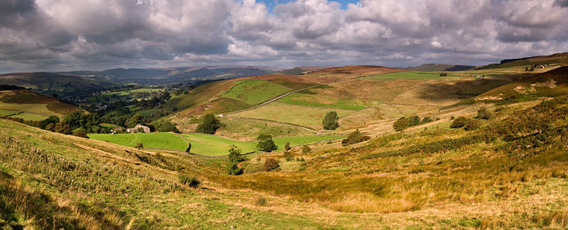 Mitchell Field above Hathersage Derbyshire