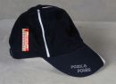 Cap with rhinestone lettering