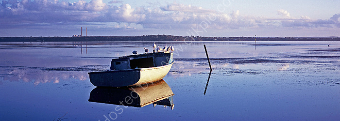 Lone Boat on Toukeley's Lake.