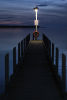 Life-bouy at Night.
