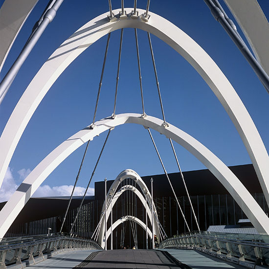 North Wharf's White Hoops.