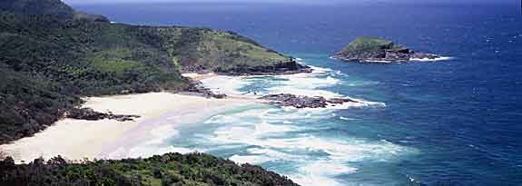 Hasselblad XPan II; Hasselblad / Fuji 45mm f4 lens with ND centre graduated filter; Kodak 100Vs; New South Wales Coast. 