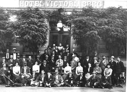 Club Outing up the Rhine 1906
