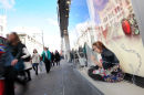 Artist Kerry Lemon working for Swarovski