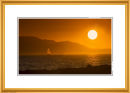 Sunset sailing.