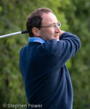 Martin O'Neill Playing Golf