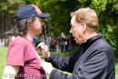 Harry Rednap signing auotgraph