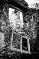 Broken Window, Famine village, Ballinskelligs, Co. Kerry Ireland 