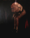 figure-descent 2 oil on canvas 54x60inches