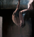 hanging figure 1 oil on canvas 54x60inches