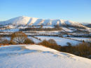 CAER CARADOC FROM CASTLE HILL