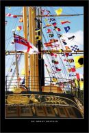 SS Great Britain awash with flags