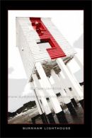 Burnham lighthouse, poster style