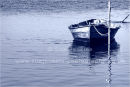 boat in blue
