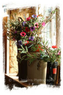 dried flower arrangement