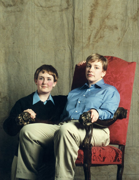 William & Harry (self-portrait)