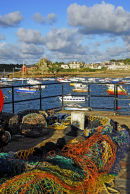 Harbour at sunset.