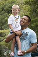 Keven Mealamu and JayJay Feeney support CCF Appeal