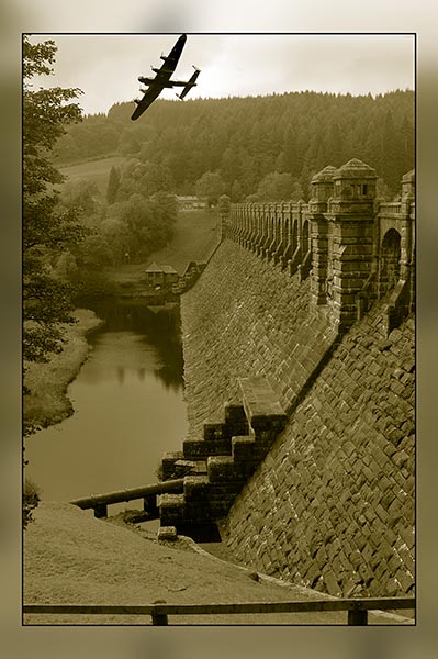 Dambuster over Lake Vyrnwy