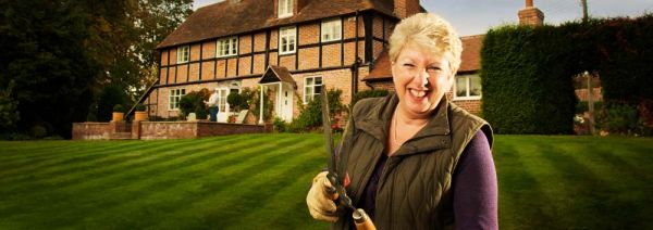 Jane in her Garden