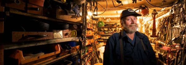 Ted in his Shed